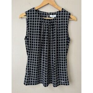 Calvin Klein Women’s Black Sleeveless Blouse Tank Top, Size Small, Soft, NWT